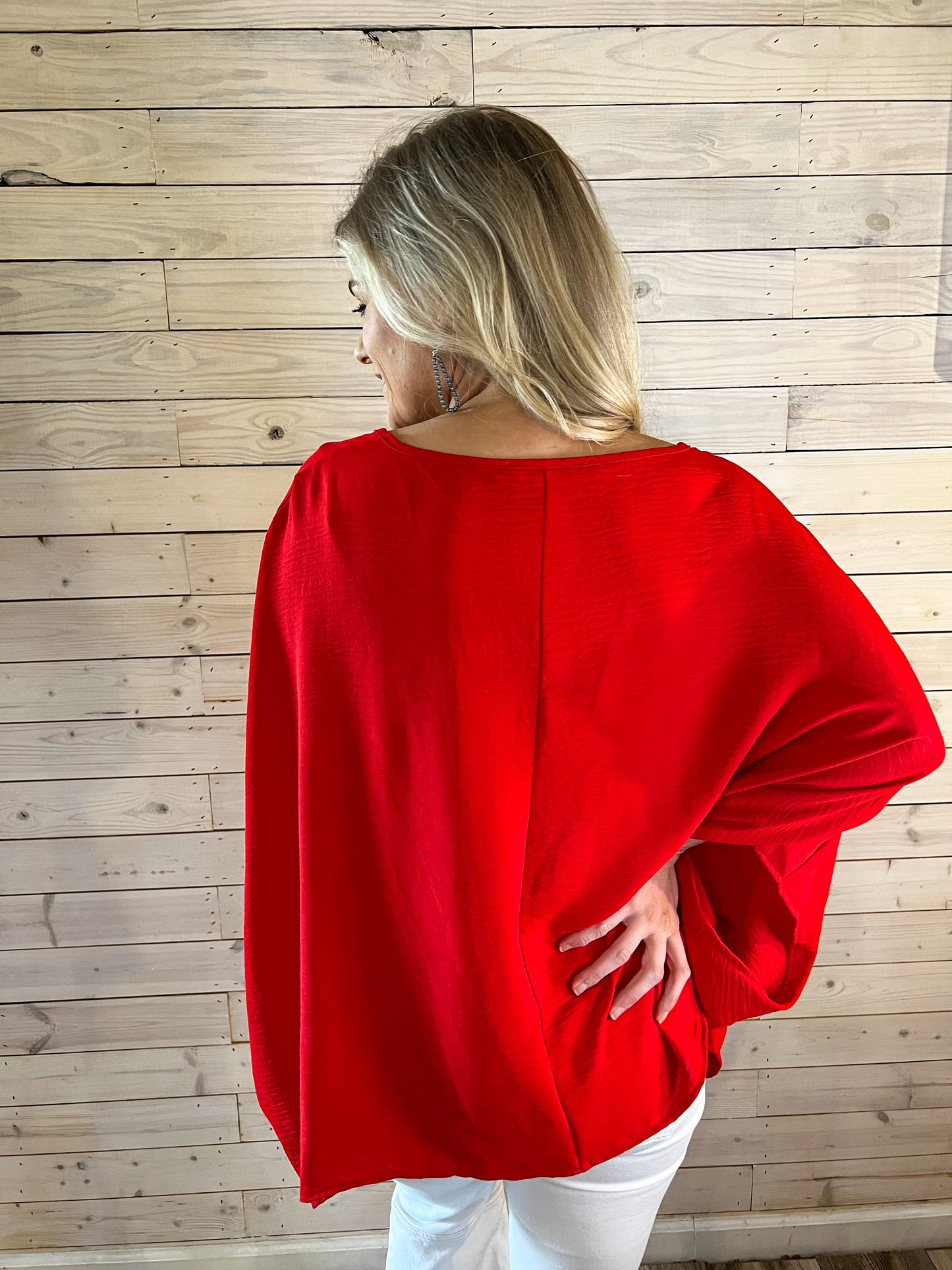 Summer Breeze Top in Tomato