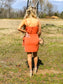 Take me to Paradise Dress in Orange