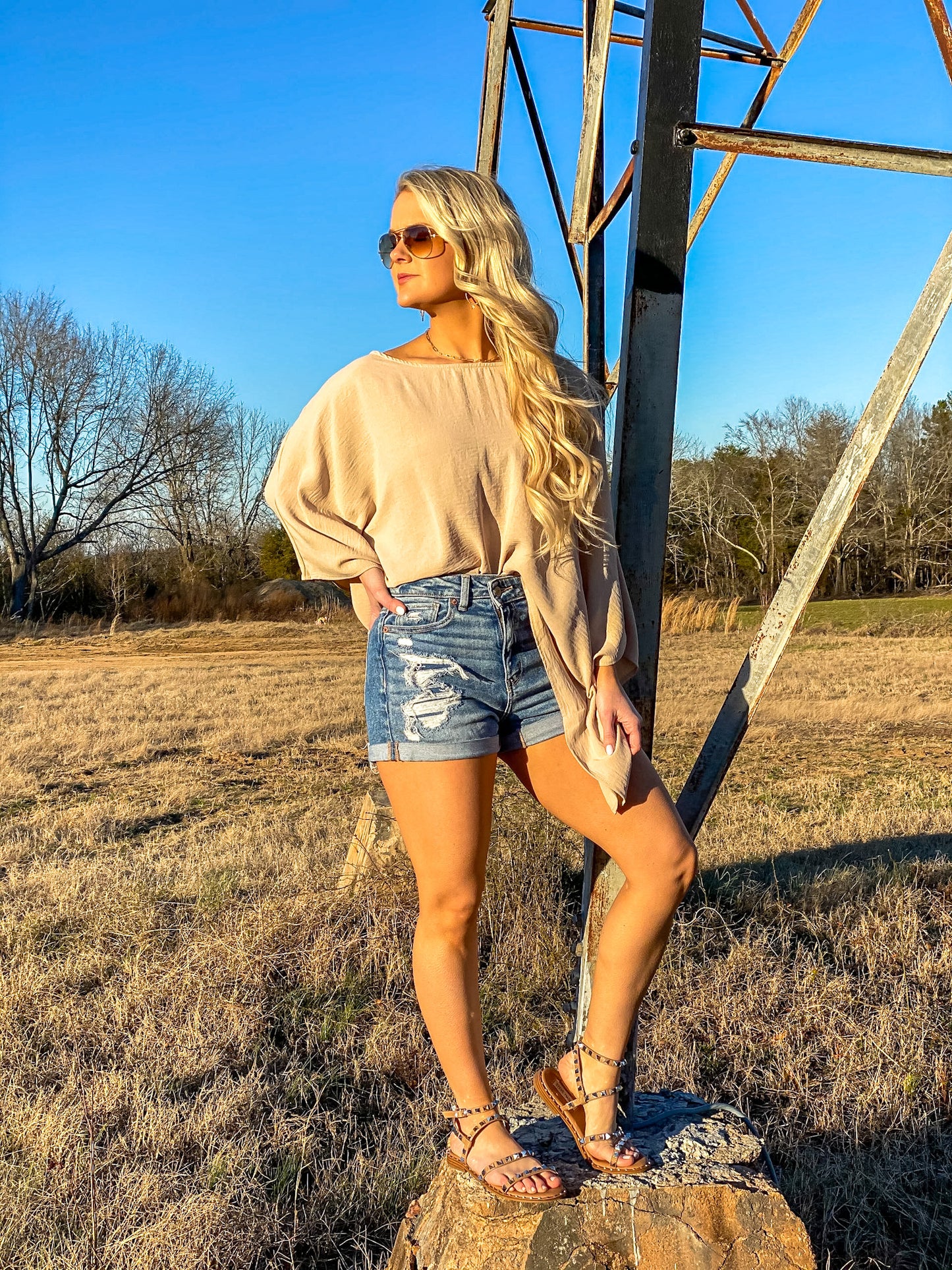 Boss Babe Top in Taupe