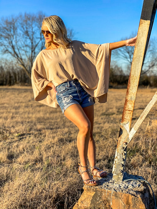 Boss Babe Top in Taupe