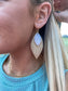 Leaf Earring in Cream