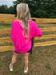 Summer Fling Top in Hot Pink- Available in Plus