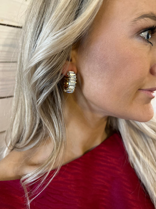 Stud Hoop Earrings