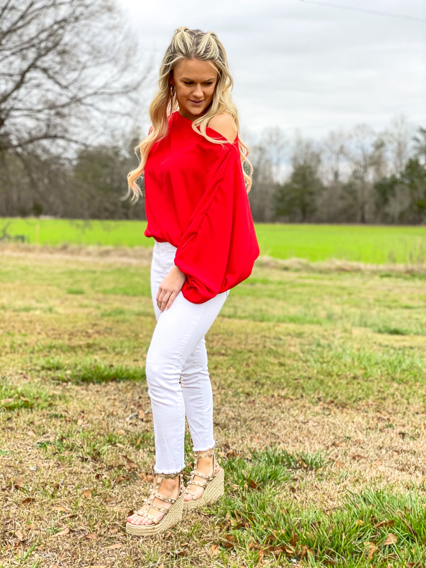 Rosy Red Blouse