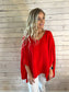 Summer Breeze Top in Tomato