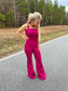 Hot Pink Jumpsuit