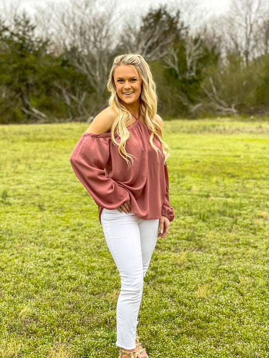 Living for Summer Top in Rose- Available in Plus