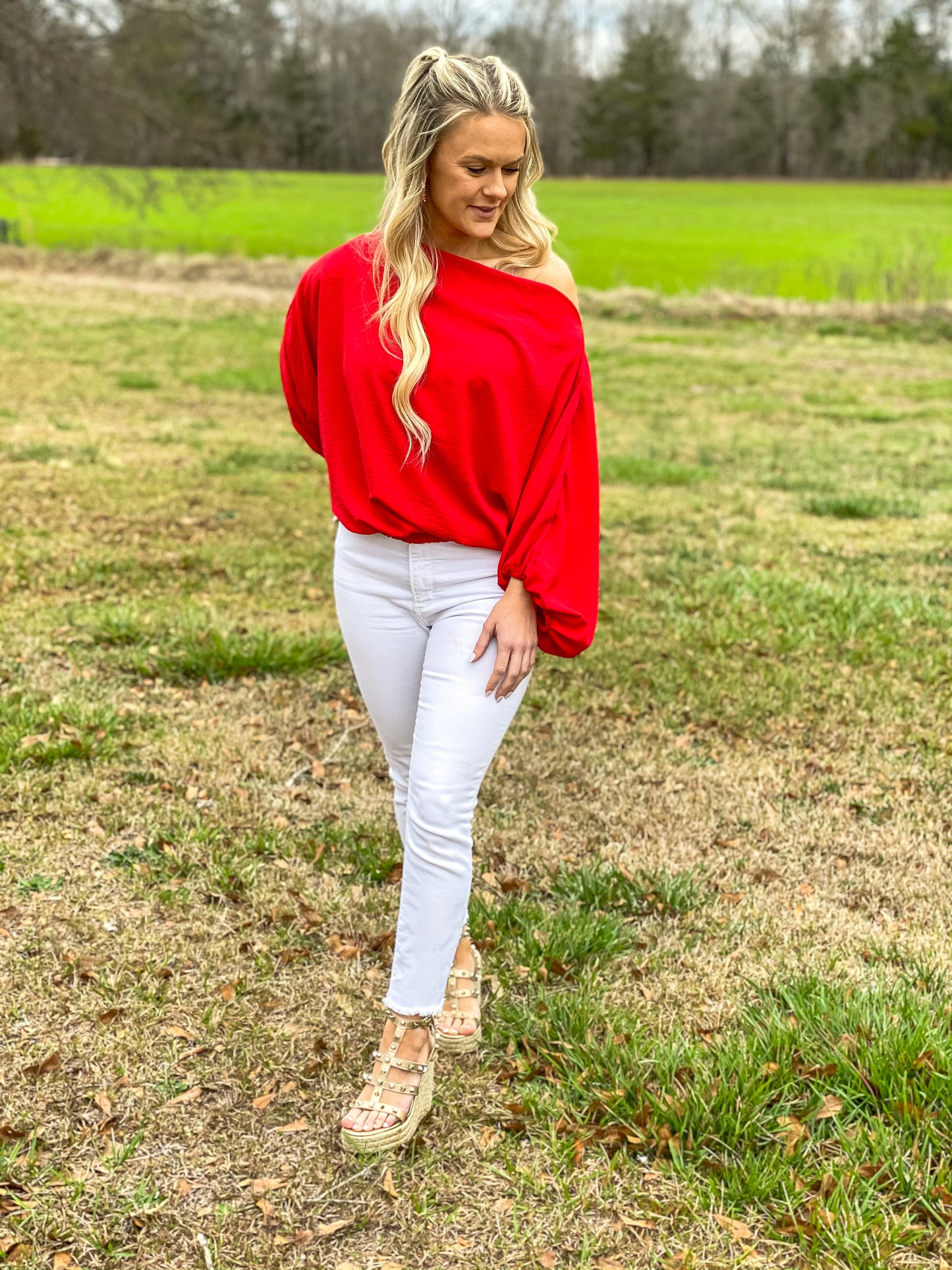 Rosy Red Blouse