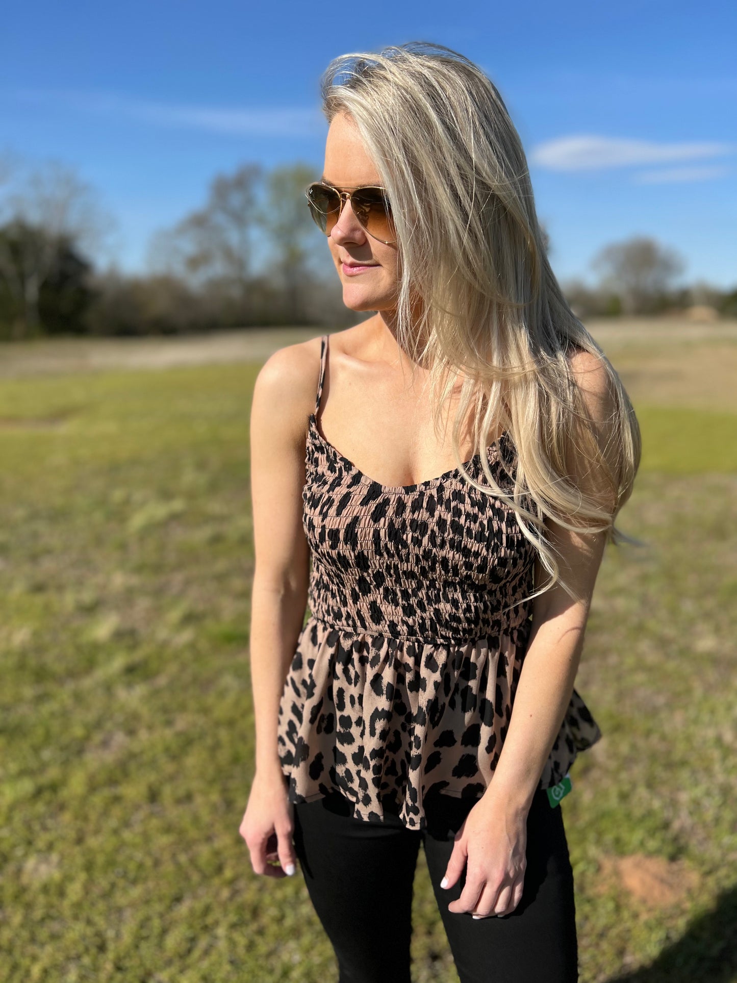 Smocked Leopard Tank