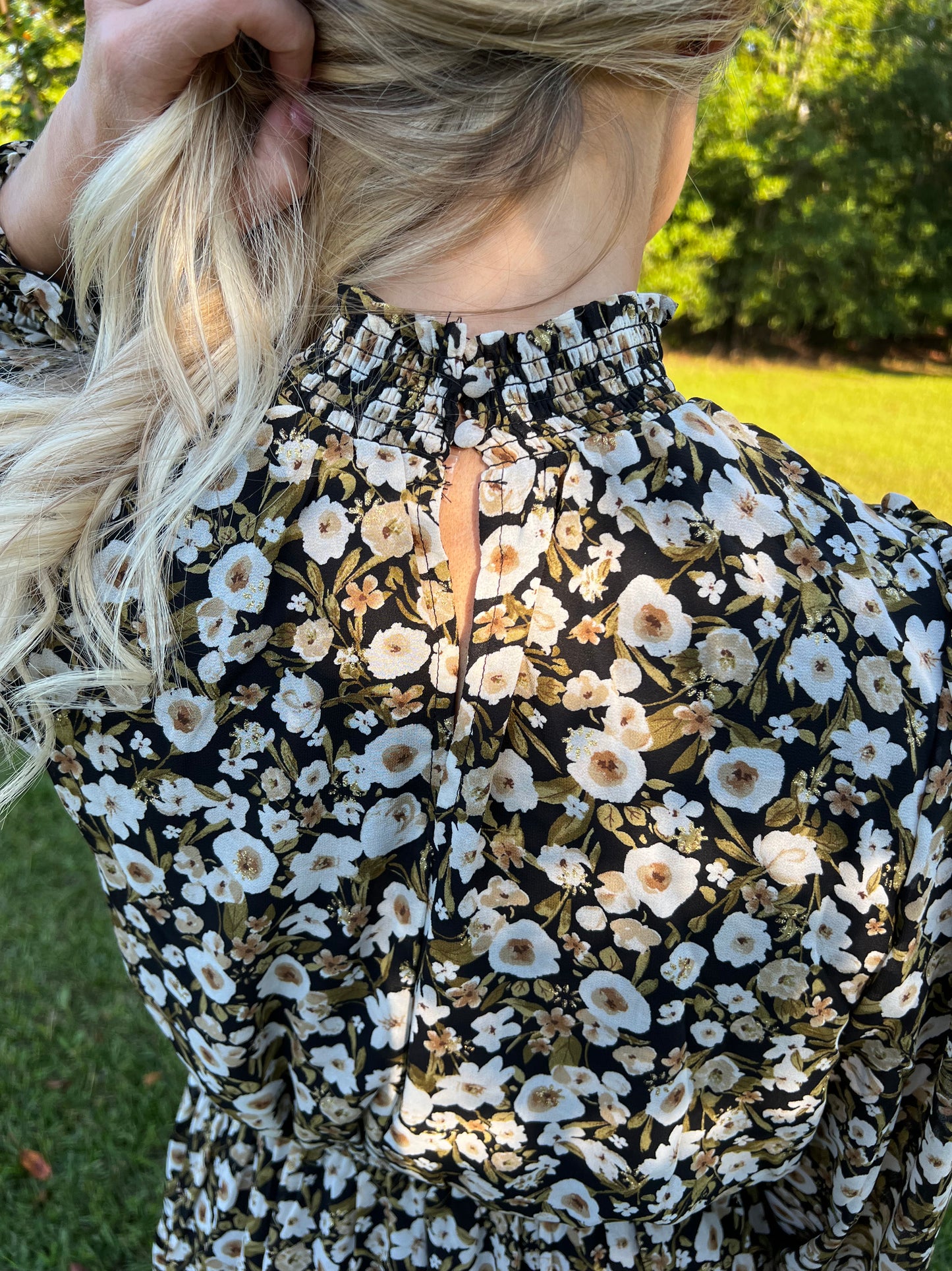 Flowers in Fall Dress