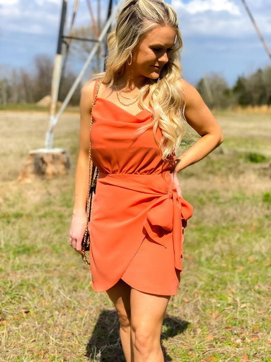 Take me to Paradise Dress in Orange