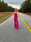 Hot Pink Jumpsuit