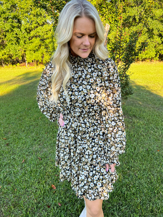 Flowers in Fall Dress