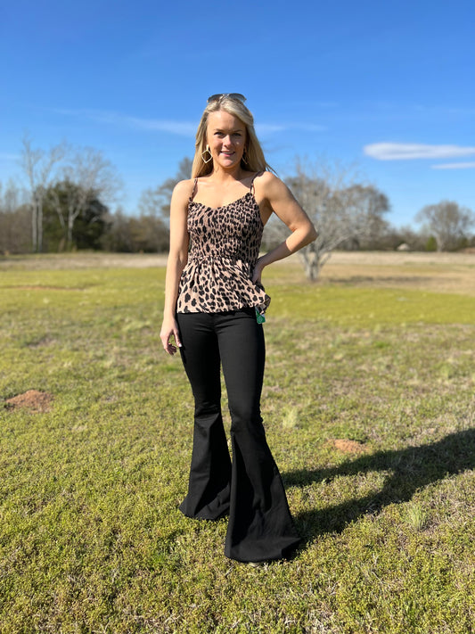 Super Flare Jeans in Black