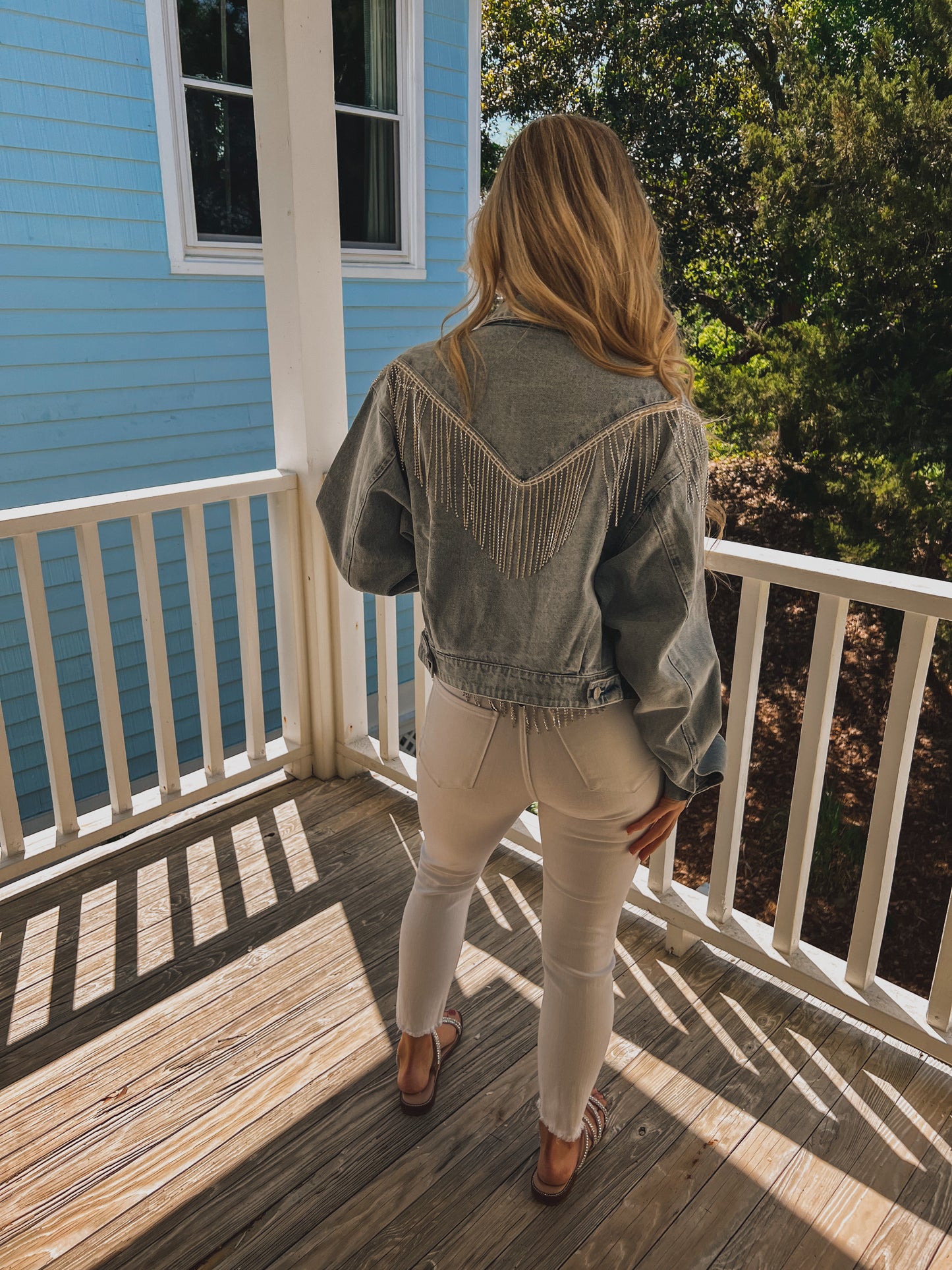 Rhinestone Rebel Denim Jacket