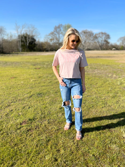 The Best Distressed Mom Jeans